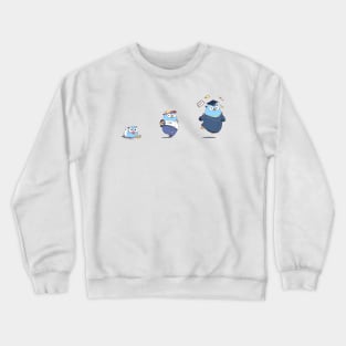 Golang Gopher Go defer panic recover Crewneck Sweatshirt